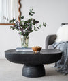 BLACK IS BACK CEMENT COFFEE TABLE Coffee Tables Philbee Interiors 