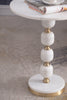 PEBBLE MARBLE AND ALUMINUIM HAND MADE SIDE TABLE SIDE TABLE Philbee Interiors 