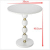 PEBBLE MARBLE AND ALUMINUIM HAND MADE SIDE TABLE SIDE TABLE Philbee Interiors 