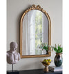 ZURICH ARCHED GOLD BOW MIRROR MIRROR Philbee Interiors 