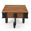 OLD RAILWAY SLEEPER INDUSTRIAL CART COFFEE TABLE Philbee Interiors 