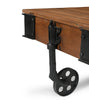 OLD RAILWAY SLEEPER INDUSTRIAL CART COFFEE TABLE Philbee Interiors 