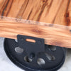 OLD RAILWAY SLEEPER INDUSTRIAL CART COFFEE TABLE Philbee Interiors 