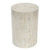 ALPINE MOTHER OF PEARL HAND MADE STOOL/SIDE TABLE Furniture Philbee Interiors 