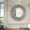 SWIRL MOTHER OF PEARL HAND MADE MIRROR MIRROR Philbee Interiors 