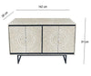 MOTHER OF PEARL HAND MADE SWIRL SIDEBOARD Cabinets & Storage Philbee Interiors 