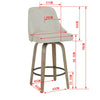 COMFY KITCHEN HEIGHT BAR STOOL Table & Bar Stools Philbee Interiors 