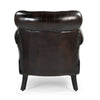 CHOCOLATE LEATHER ARMCHAIR Philbee Interiors 