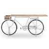 WHITE VINTAGE BICYCLE BAR Philbee Interiors 