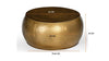 BRASS LOOK HAMMERED COFFEE TABLE Philbee Interiors 