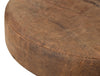 VINTAGE LEATHER WINDUP STOOL Philbee Interiors 