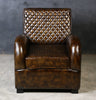 ARMSTRONG HAND MADE LEATHER ARM CHAIR Furniture Philbee Interiors 