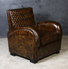 ARMSTRONG HAND MADE LEATHER ARM CHAIR Furniture Philbee Interiors 