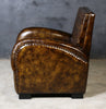 ARMSTRONG HAND MADE LEATHER ARM CHAIR Furniture Philbee Interiors 