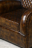 ARMSTRONG HAND MADE LEATHER ARM CHAIR Furniture Philbee Interiors 