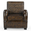ARMSTRONG HAND MADE LEATHER ARM CHAIR Furniture Philbee Interiors 
