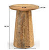 HAMMERED HAND CRAFTED HARDWOOD SIDE TABLE Coffee table Philbee Interiors 