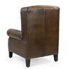 JOELENE HAND MADE COWHIDE AND GENUINE LEATHER ARM CHAIR Furniture Philbee Interiors 