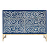 MOTHER OF PEARL ENCHANTING VINE CHEST OF DRAWERS BLUE HUE Cabinets & Storage Philbee Interiors 